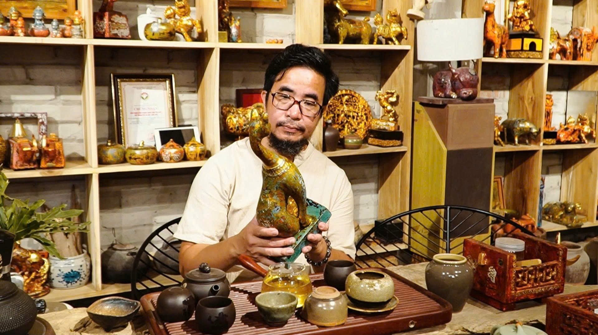 Nghệ nhân Ưu tú Nguyễn Tấn Phát: Hành trình sáng tạo, làm mới sơn mài truyền thống