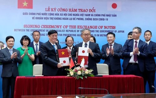 Nhật Bản viện trợ cho 4 bệnh viện của Việt Nam nâng cao năng lực chống dịch Covid-19