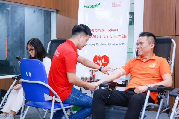 Herbalife Việt Nam tiếp nhận 286 đơn vị máu trong ngày hiến máu tình nguyện 2025