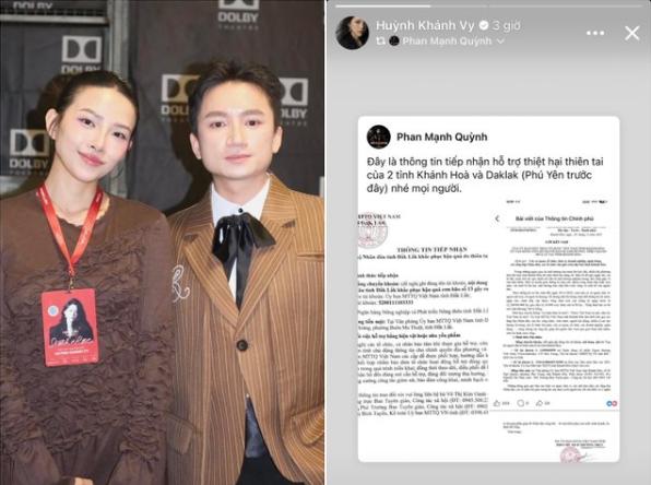 Nghệ sĩ quyên góp hàng trăm triệu đồng hỗ trợ bà con miền Trung khắc phục hậu quả lũ lụt